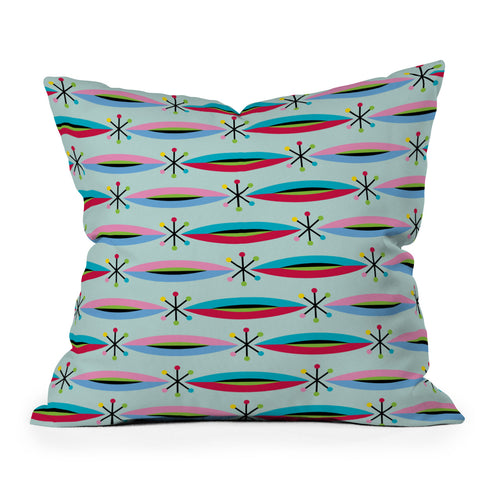 Andi Bird Way Cool Outdoor Throw Pillow