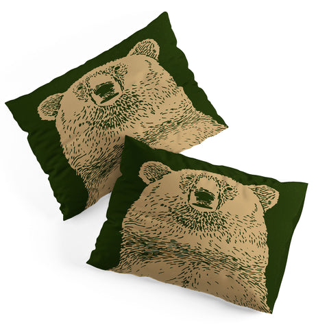 Andrew Henry Kodiak Bear Pillow Shams