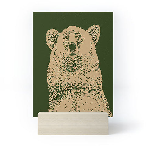 Andrew Henry Kodiak Bear Mini Art Print