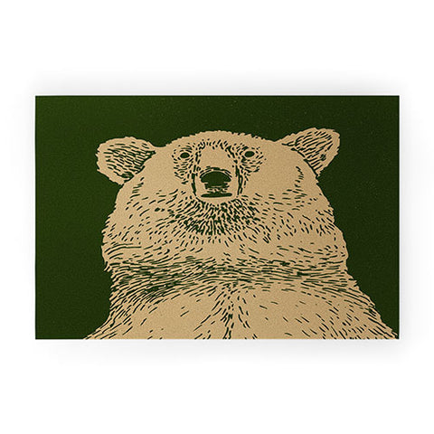 Andrew Henry Kodiak Bear Welcome Mat