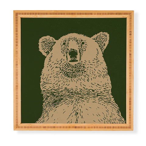 Andrew Henry Kodiak Bear Framed Wall Art
