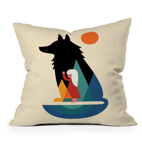 Andy Westface Best Friend Outdoor Throw Pillow