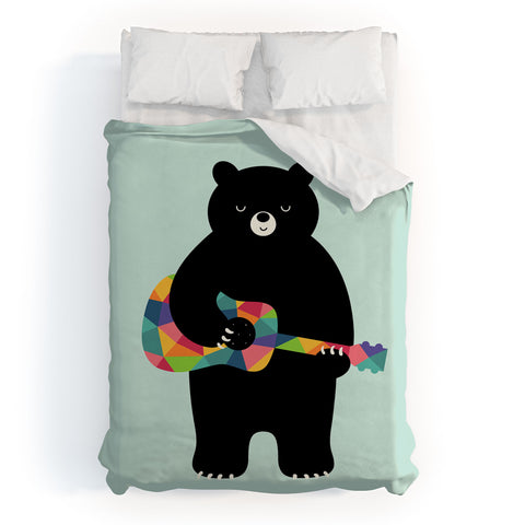 Andy Westface Happy Song Duvet Cover