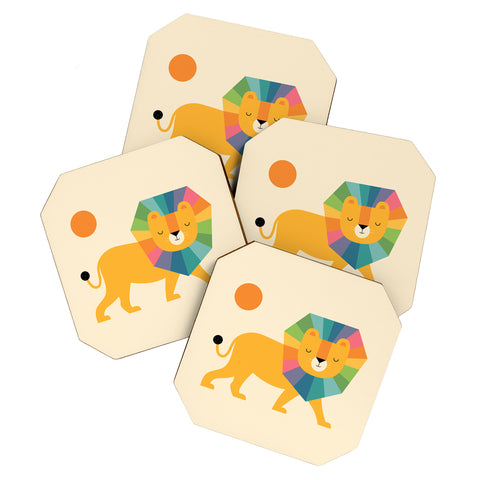 Andy Westface Lion Shine Coaster Set