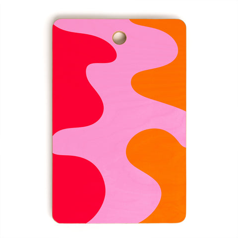 Angela Minca Abstract modern shapes 2 Cutting Board Rectangle
