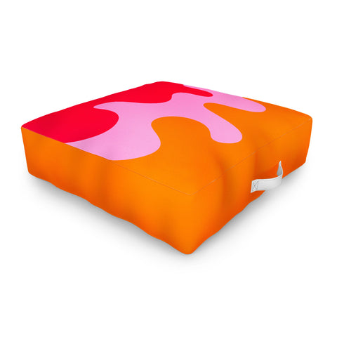 Angela Minca Abstract modern shapes 2 Outdoor Floor Cushion