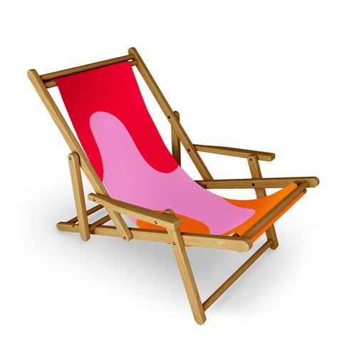 Angela Minca Abstract modern shapes 2 Sling Chair