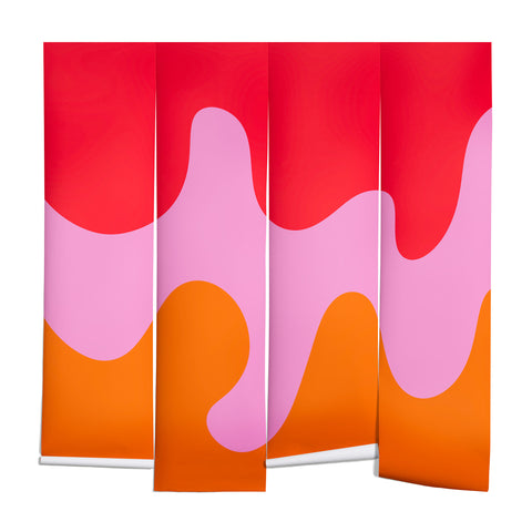 Angela Minca Abstract modern shapes 2 Wall Mural