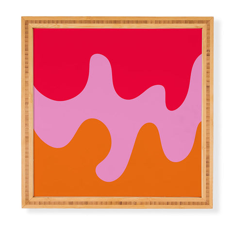 Angela Minca Abstract modern shapes 2 Framed Wall Art