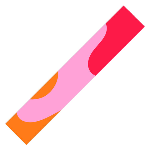 Angela Minca Abstract modern shapes 2 Table Runner