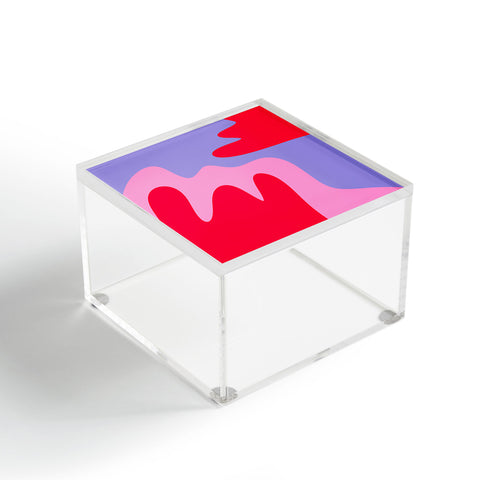 Angela Minca Abstract modern shapes Acrylic Box