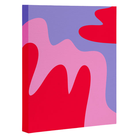 Angela Minca Abstract modern shapes Art Canvas