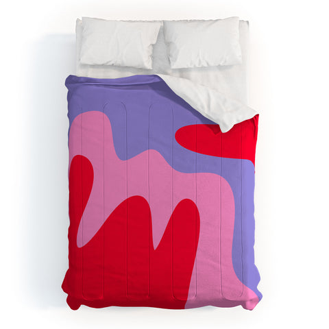Angela Minca Abstract modern shapes Comforter