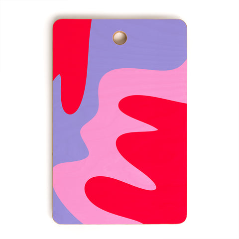 Angela Minca Abstract modern shapes Cutting Board Rectangle