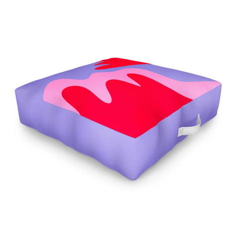 Angela Minca Abstract modern shapes Outdoor Floor Cushion