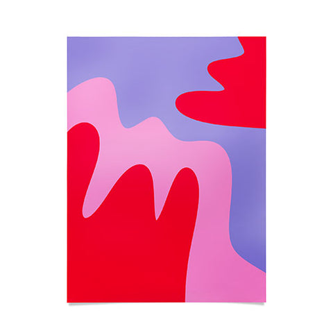 Angela Minca Abstract modern shapes Poster