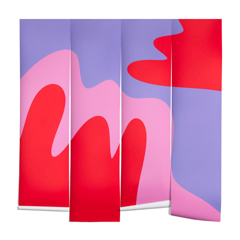 Angela Minca Abstract modern shapes Wall Mural