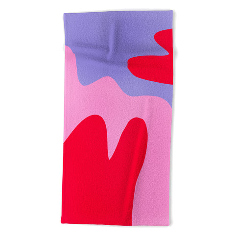Angela Minca Abstract modern shapes Beach Towel