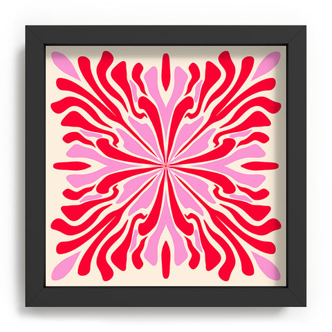 Angela Minca Abstract Symmetry Petals 1 Recessed Framing Square