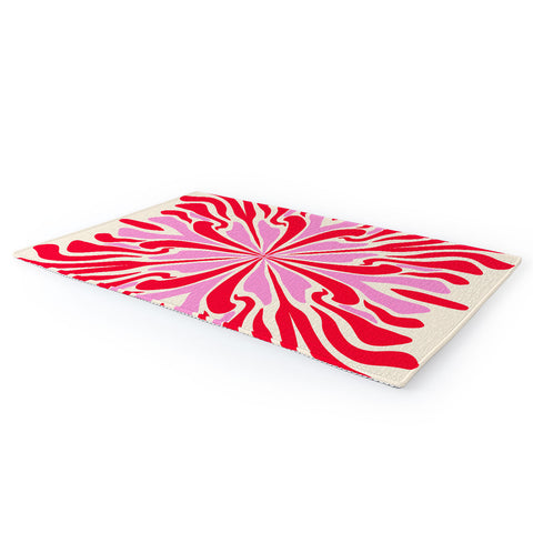 Angela Minca Abstract Symmetry Petals 1 Area Rug