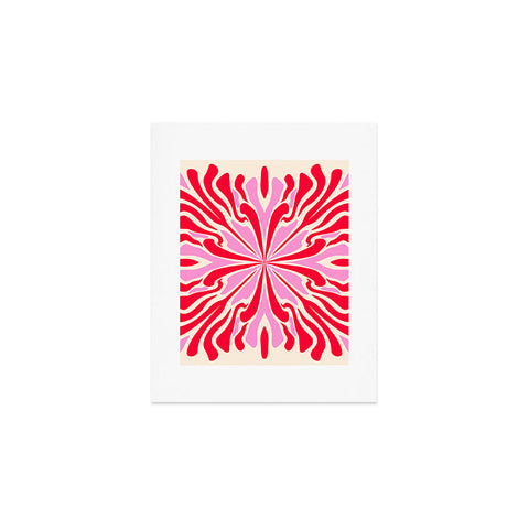 Angela Minca Abstract Symmetry Petals 1 Art Print