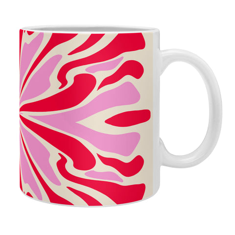 Angela Minca Abstract Symmetry Petals 1 Coffee Mug