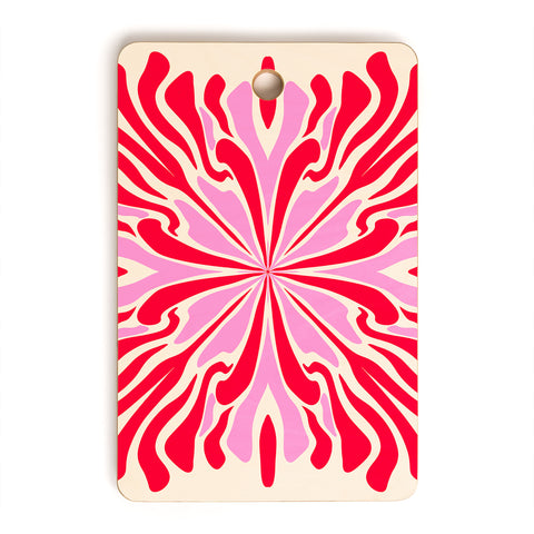 Angela Minca Abstract Symmetry Petals 1 Cutting Board Rectangle