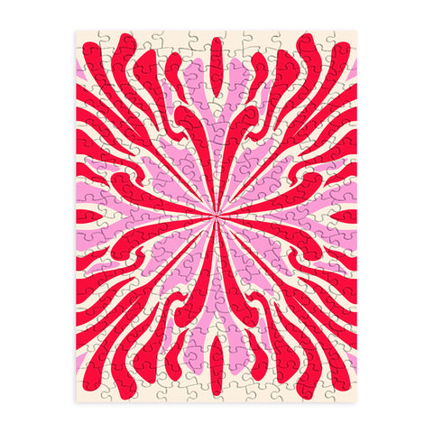 Angela Minca Abstract Symmetry Petals 1 Puzzle