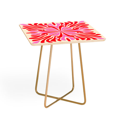Angela Minca Abstract Symmetry Petals 1 Side Table