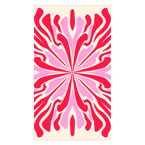 Angela Minca Abstract Symmetry Petals 1 Tablecloth