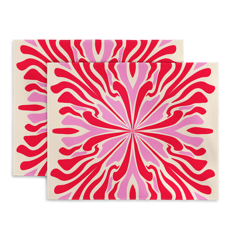 Angela Minca Abstract Symmetry Petals 1 Placemat