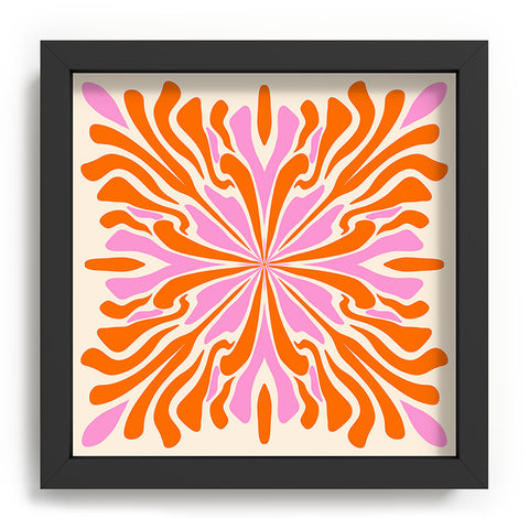 Angela Minca Abstract Symmetry Petals 2 Recessed Framing Square