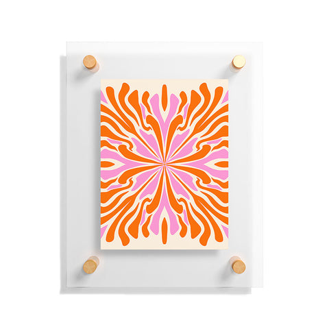 Angela Minca Abstract Symmetry Petals 2 Floating Acrylic Print