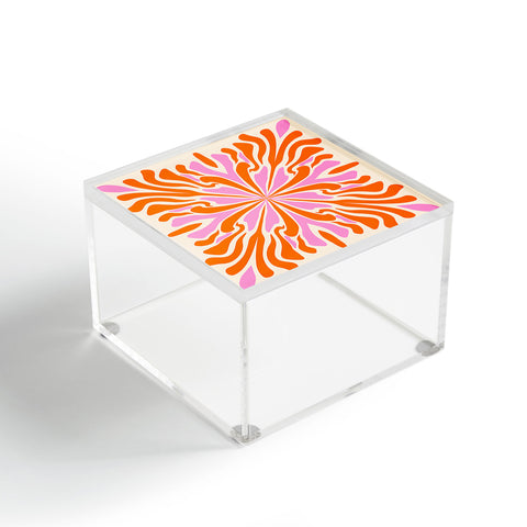 Angela Minca Abstract Symmetry Petals 2 Acrylic Box
