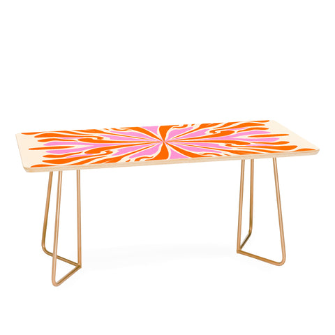 Angela Minca Abstract Symmetry Petals 2 Coffee Table