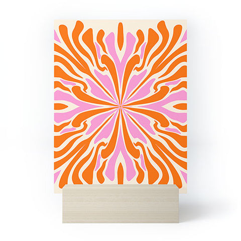 Angela Minca Abstract Symmetry Petals 2 Mini Art Print