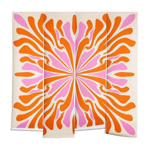 Angela Minca Abstract Symmetry Petals 2 Wall Mural