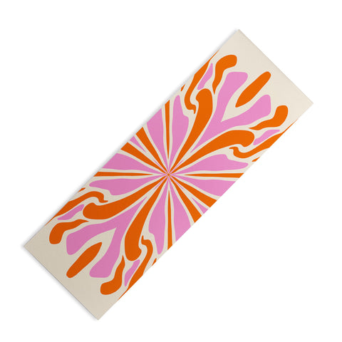 Angela Minca Abstract Symmetry Petals 2 Yoga Mat