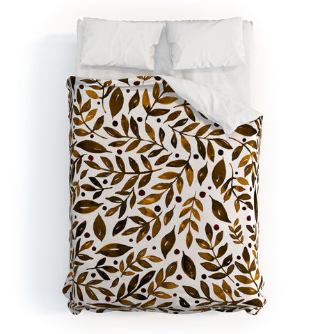 Angela Minca Autumn branches Duvet Cover