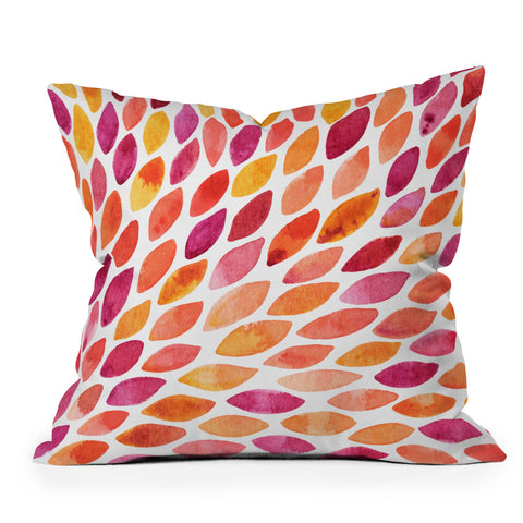 Angela Minca Autumn burst Outdoor Throw Pillow