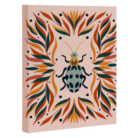 Angela Minca Bugs and leaves Art Canvas
