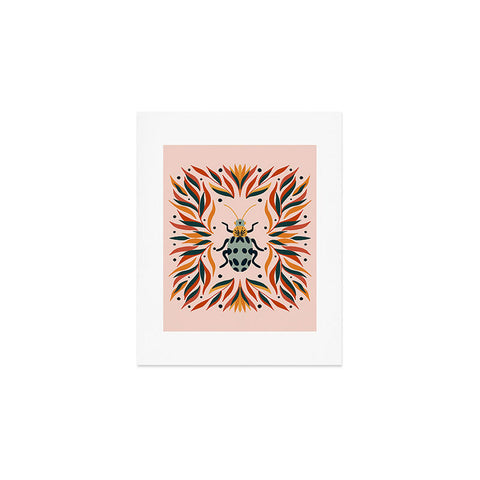 Angela Minca Bugs and leaves Art Print