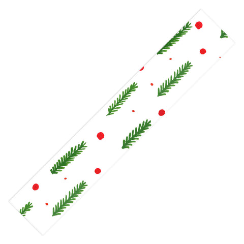 Angela Minca Christmas branches and berries Table Runner