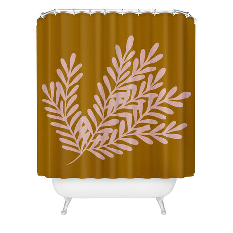 Angela Minca Cute simple branch Shower Curtain