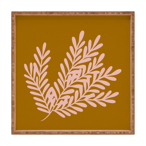 Angela Minca Cute simple branch Square Tray