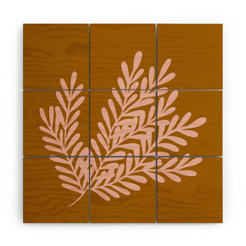 Angela Minca Cute simple branch Wood Wall Mural