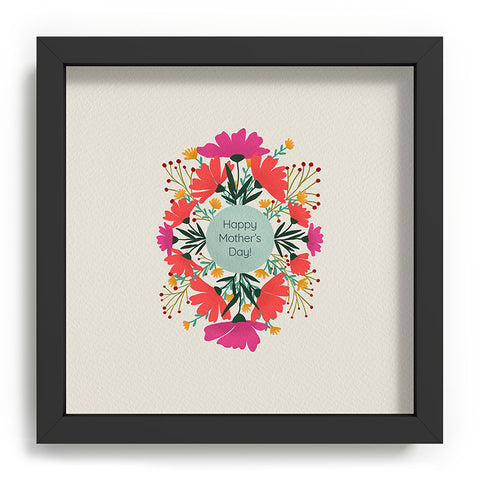 Angela Minca Happy mothers day floral Recessed Framing Square