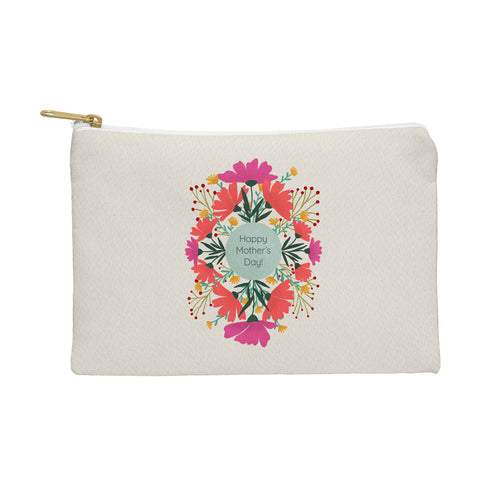 Angela Minca Happy mothers day floral Pouch