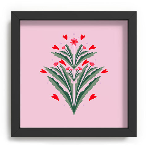 Angela Minca Hearts and flowers Recessed Framing Square