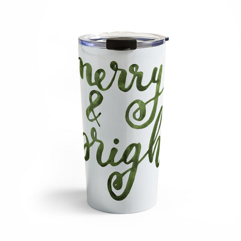 Angela Minca Merry and bright green Travel Mug